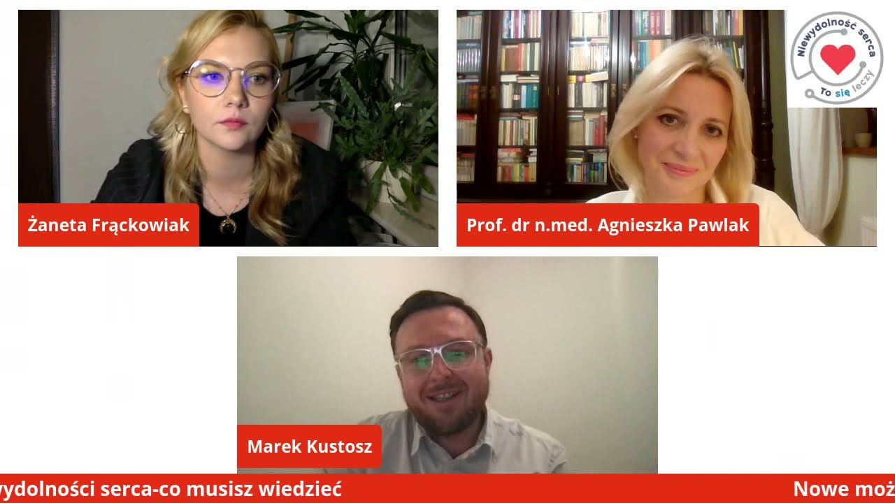 Nowe możliwości leczenia niewydolności serca - co musisz wiedzieć (webinar dla pacjentów)