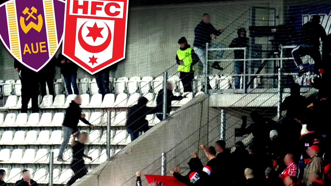 Zaunfahnenklau-Versuch & Tumulte am Gästeblock! (Aue - Halle) | Ultras-Storytime