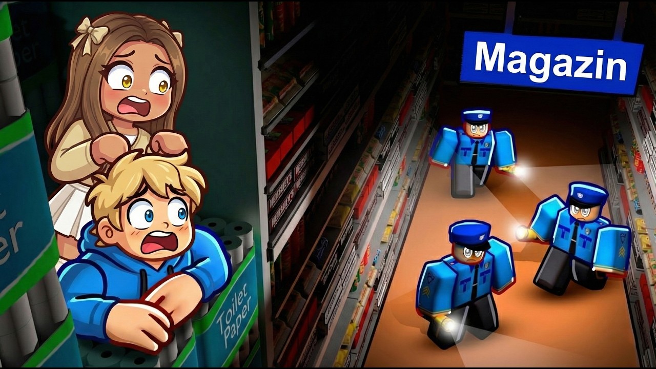 TRAIESC IN SECRET INTR-UN SUPER MARKET in Roblox
