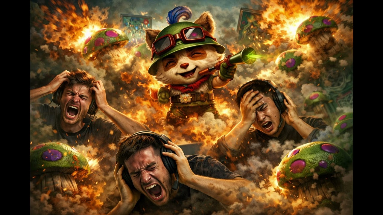 Teemo Ein Schritt zu viel – KI generierter Teemo Song | League of Legends Parodie Deutsch