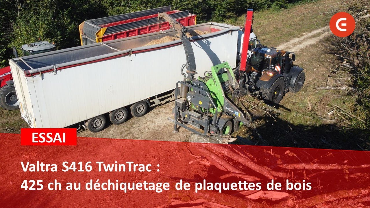 ESSAI - Tracteur VALTRA S416 : brutal dehors, tout doux dedans ! - Test drive