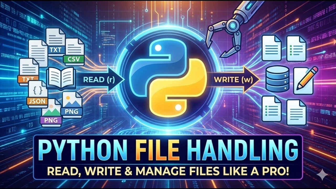 File Handling in Python | Python Series #25