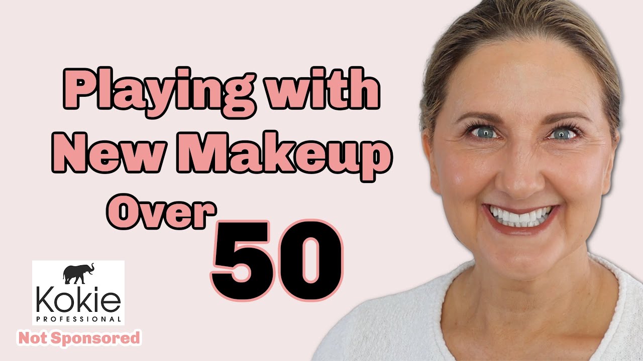 Trying New Drugstore Makeup-GRWM Over 50