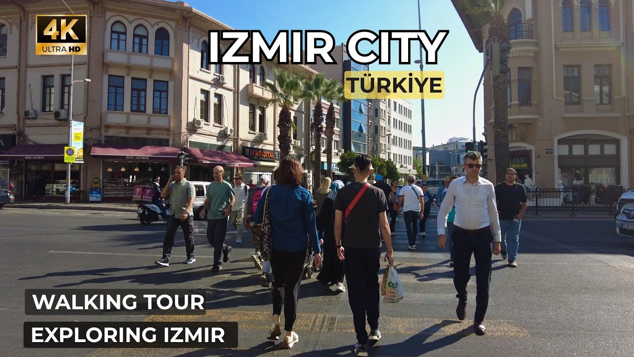 Izmir City Walk • TÜRKİYE 4K 60fps | Exploring Old Town POV