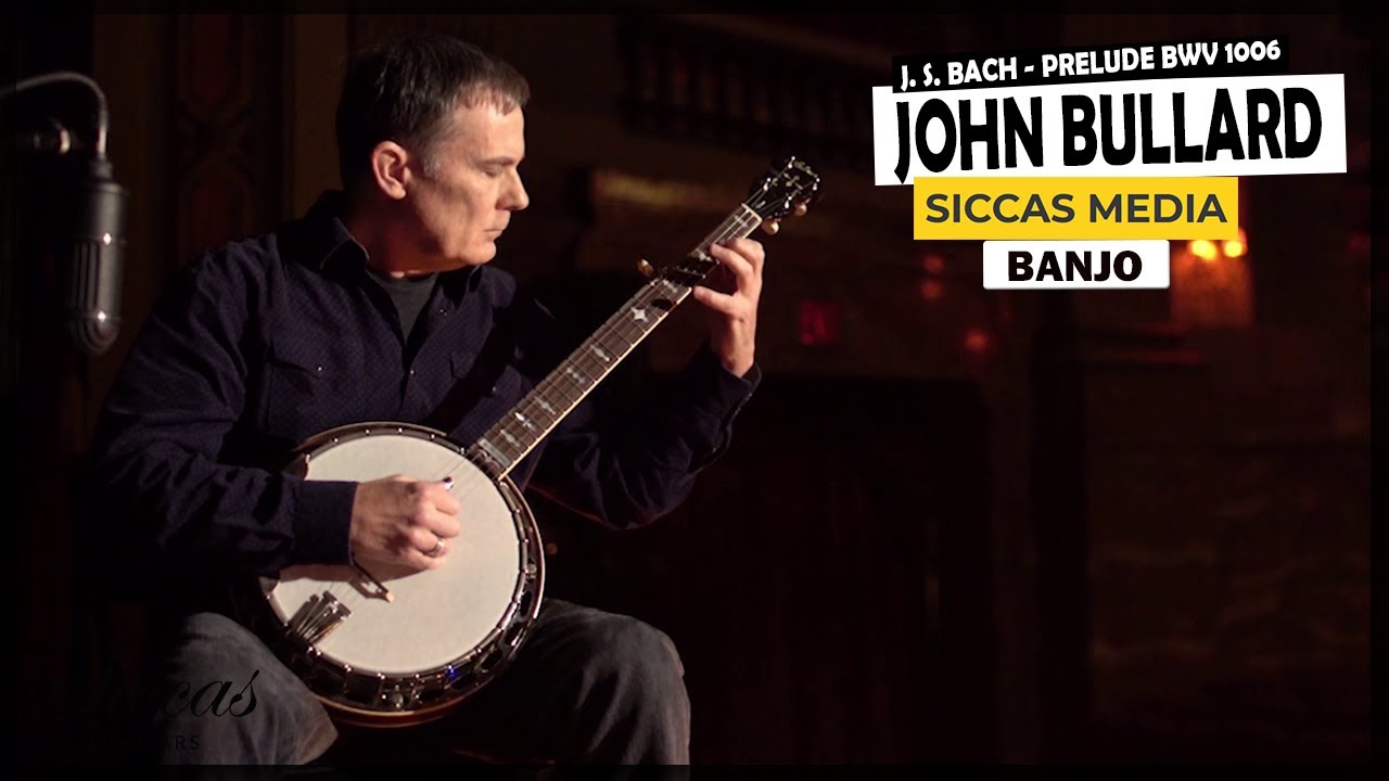 J.S. Bach Prelude from Violin Partita No. 3 BWV 1006 | John Bullard - Banjo version