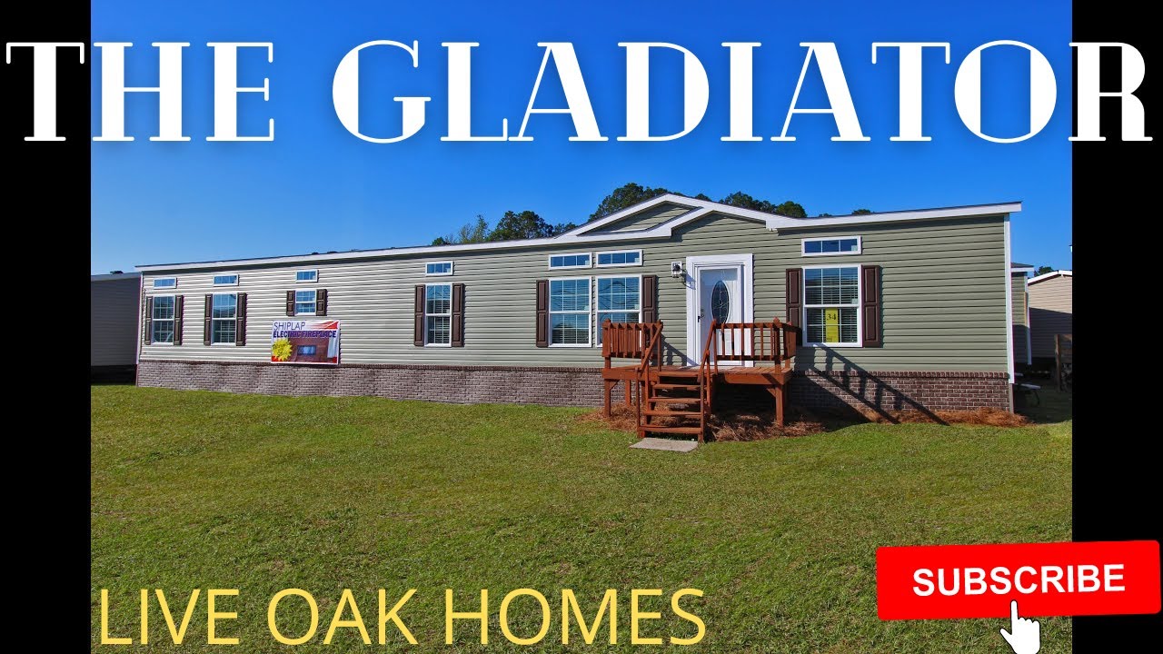 THE GLADIATOR BY LIVE OAK | WAYNE FRIER OF BYRON, GA | MODULAR | MANUFACTURED | MOBILE HOME TOUR