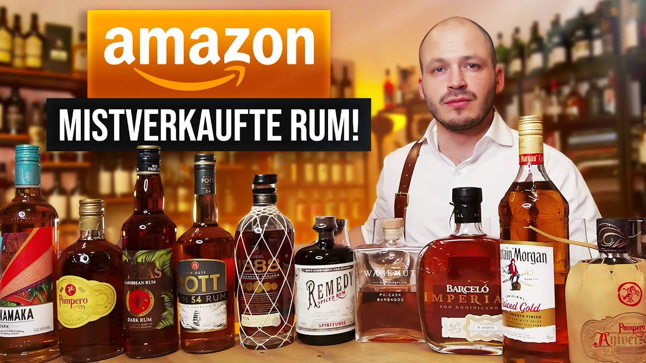 Amazon - RUM - Top 20! Rum Produzent testet die meistverkauften Rumsorten auf Amazon!