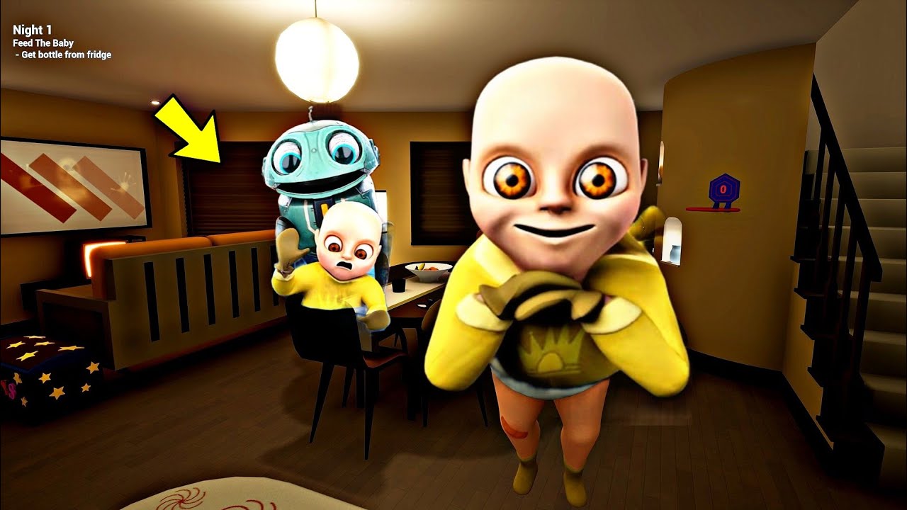 البيبي المليوس شكل جديد l لعبة البيبي الملبوس the baby in the yellow 