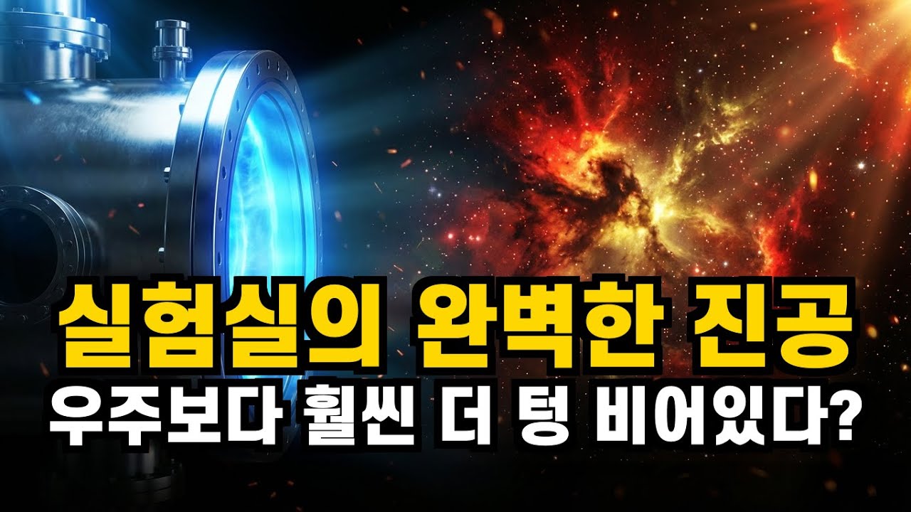 인간의 완벽한 진공도 우주보다 '촘촘하다'? #교양다큐 #우주과학