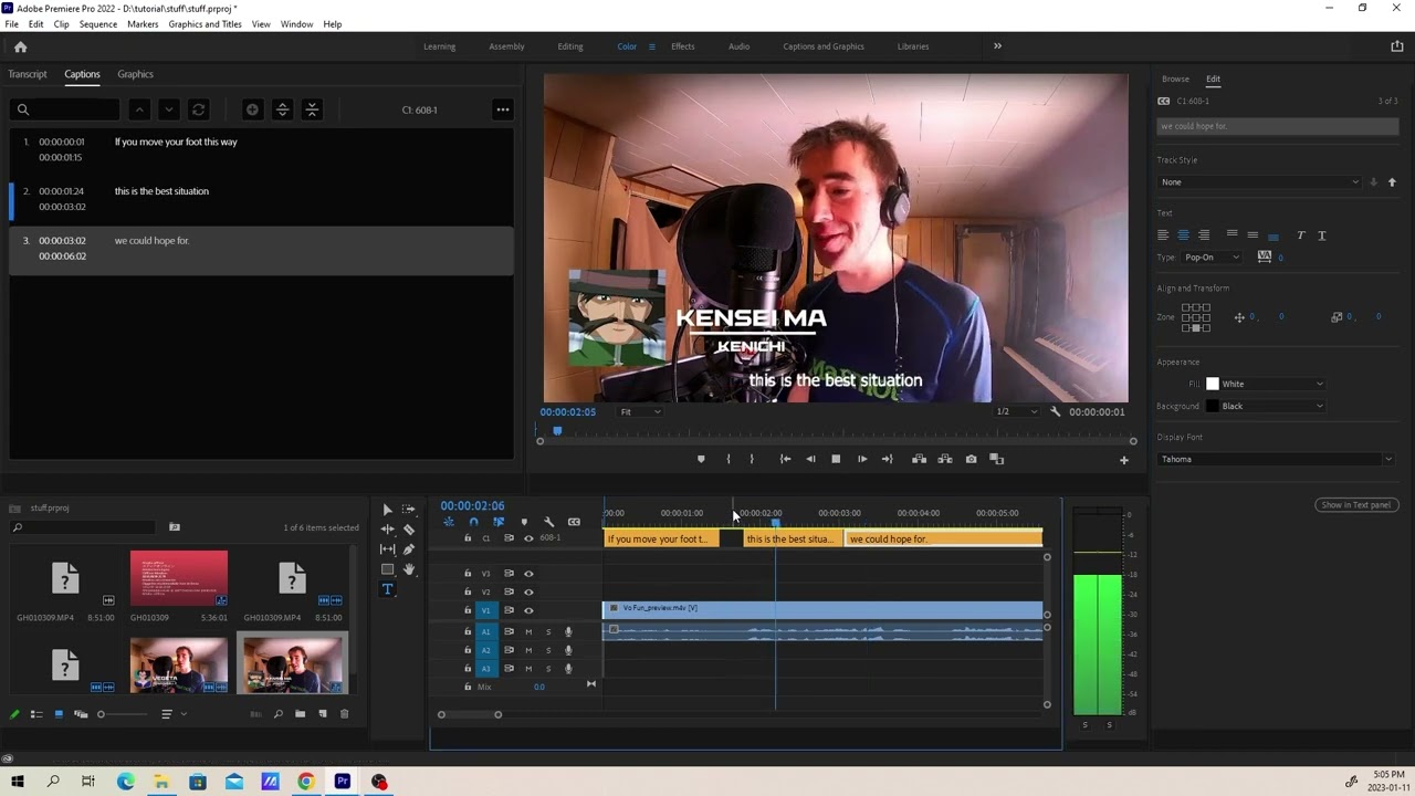 How to make CLOSED CAPTIONS and export them CORRECTLY for television