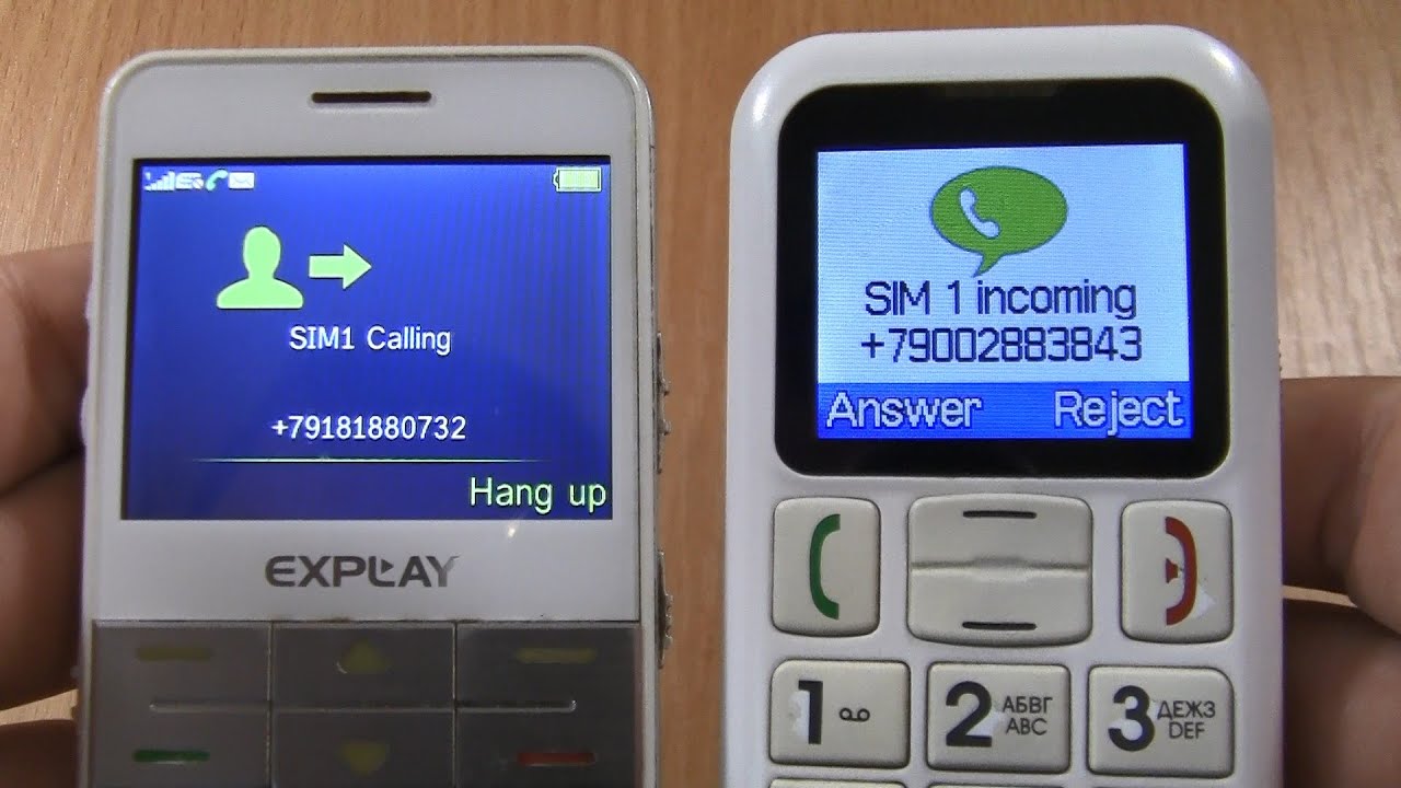 Incoming call & Outgoing call at the Same Time  Fly Ezzy 5 +Explay BM55 white