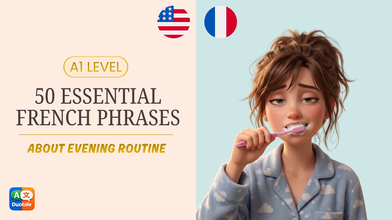 Speak French After Work 🌙 | 50 Evening Routine Phrases