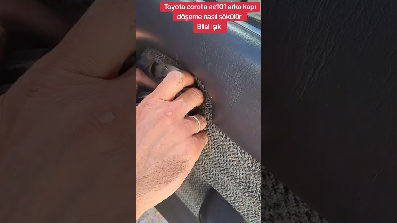 Toyota corolla efsane kasa ae101 kapı döşeme nasıl sökülür arka kapı