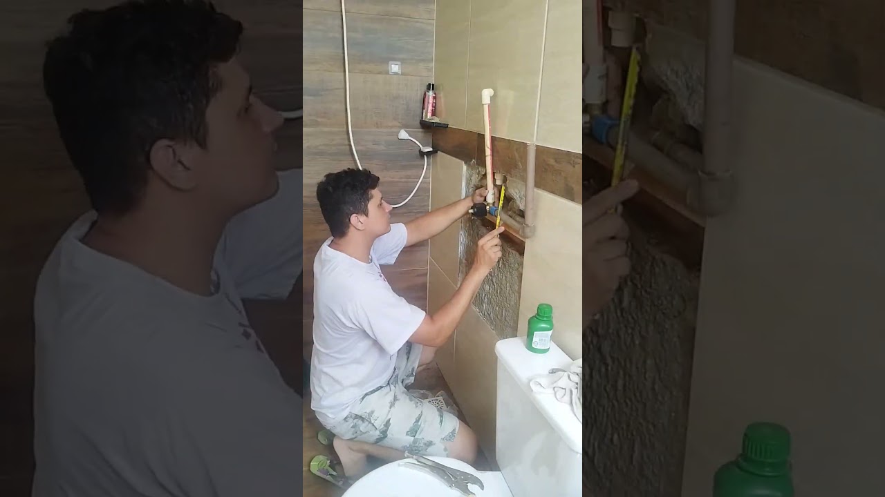 Trocando registro de chuveiro instala&ccedil;&atilde;o monocomando.