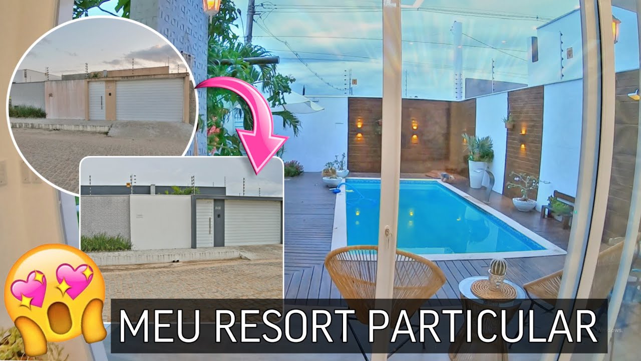 MEU RESORT PARTICULAR ESTÁ PRONTO!! Diário da Obra Parte 4...
