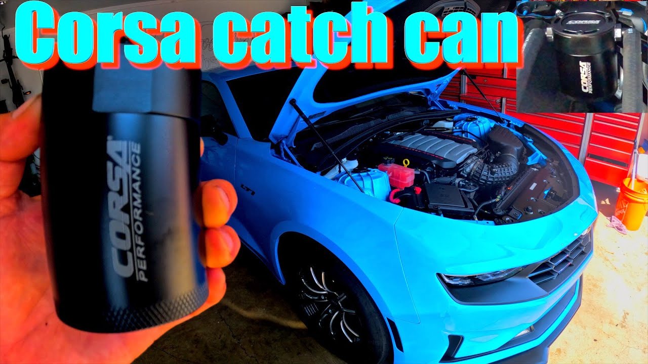 Camaro Corsa Catch Can install