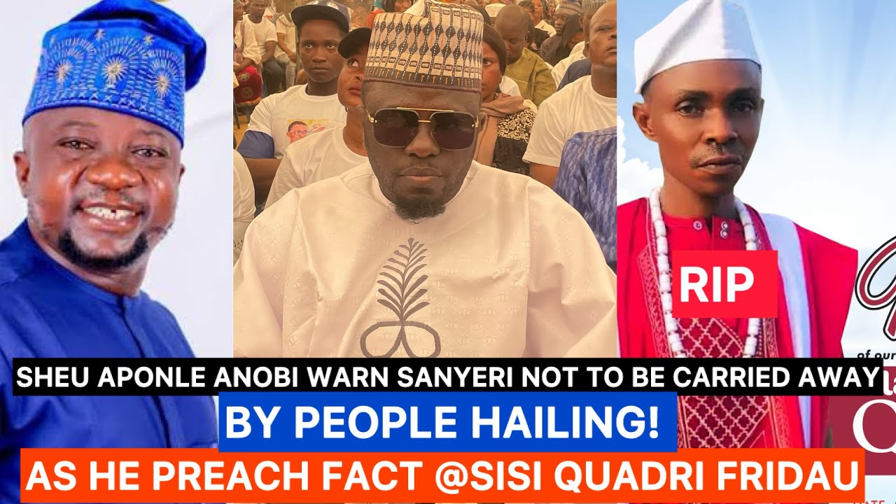 VANITY LIFE ! AS SHEU APONLE ANOBI TELL YORUBA ACTORS  THE TRUTH AT SISI QUADRI 8 DAYS FRIDUA -