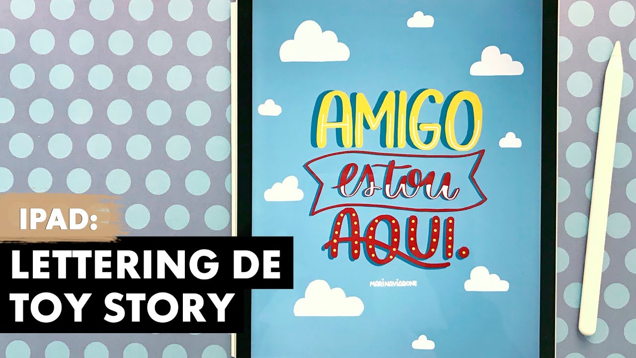 LETTERING NO IPAD | Marina Viabone