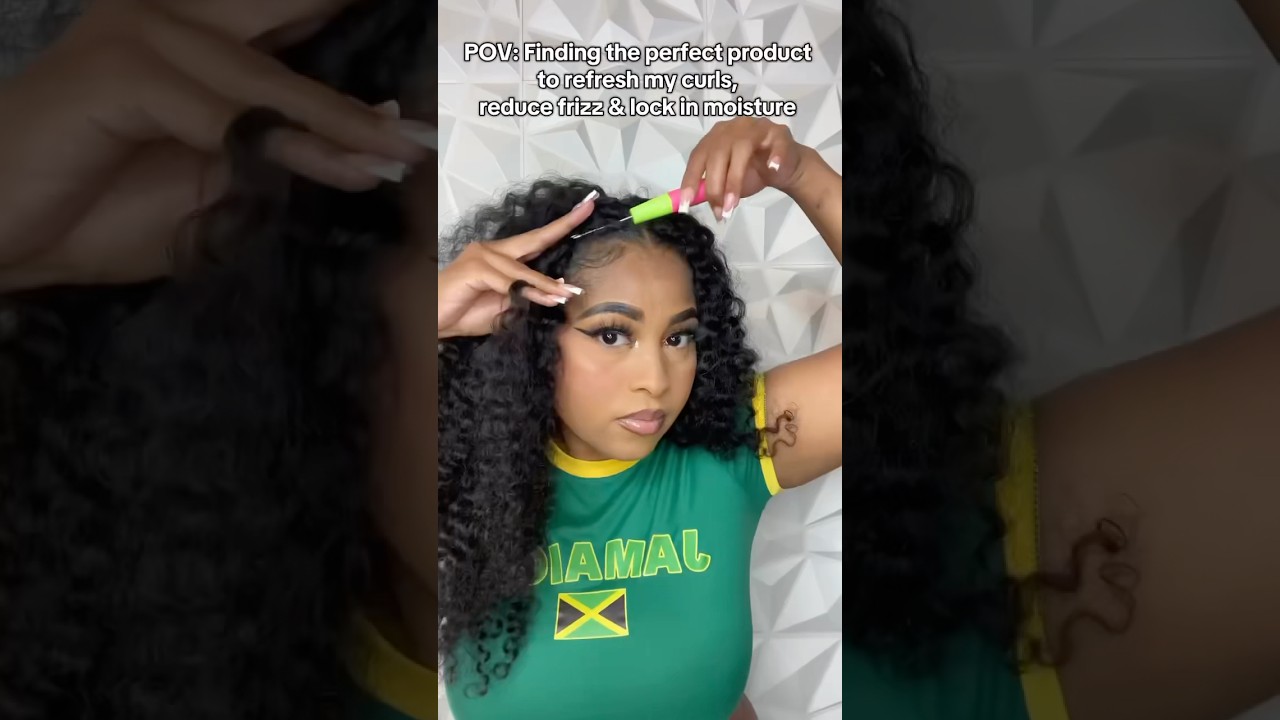 Install Curly Crochet Hair #curlyhair #haircare #haircaretips #haircareproducts #naturalhair #hair