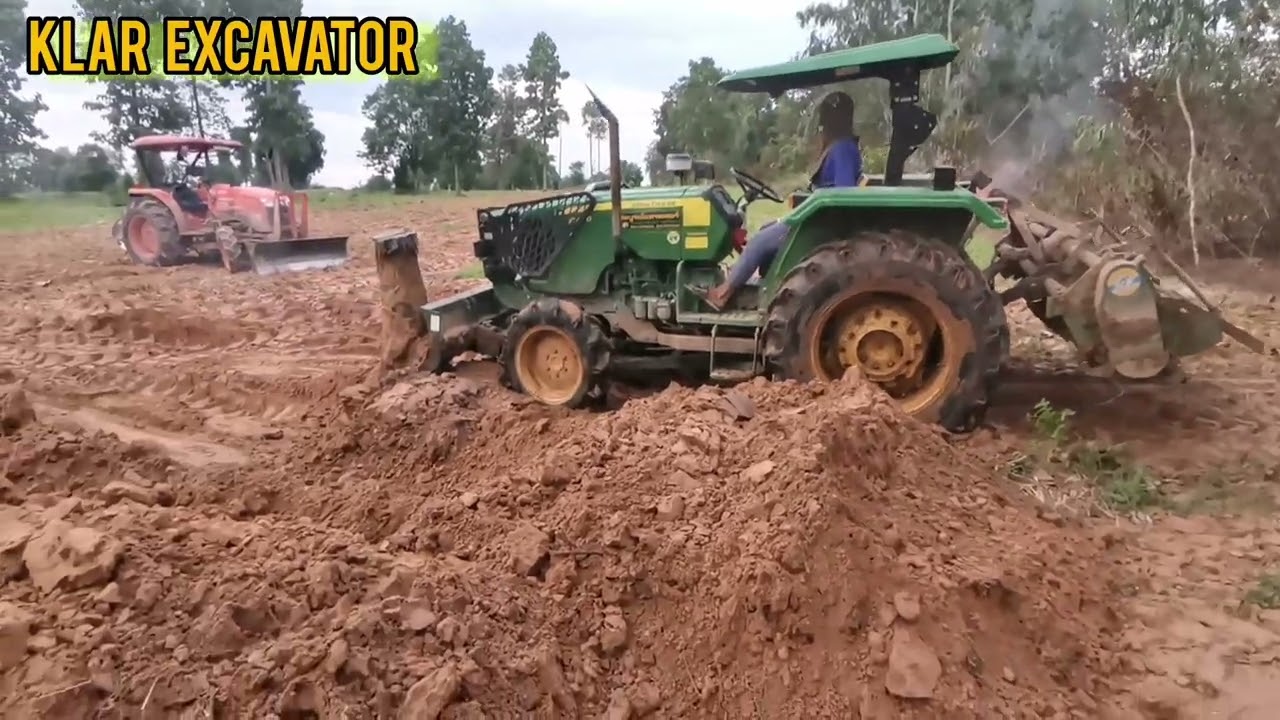 รถไถ่จอห์น​เดียร์5040D​กับkubota​L4018SP​