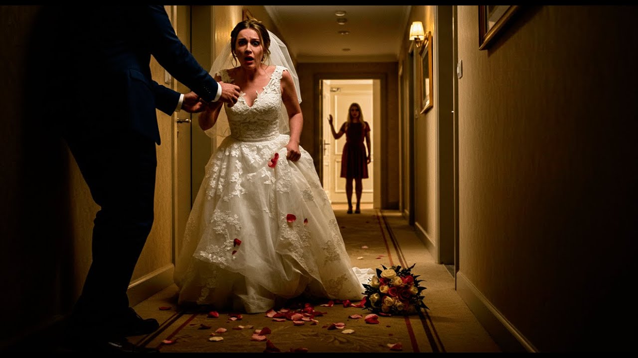 Mi esposo me arrastró por el pasillo del hotel en la noche de bodas… y una mujer tocó la puerta