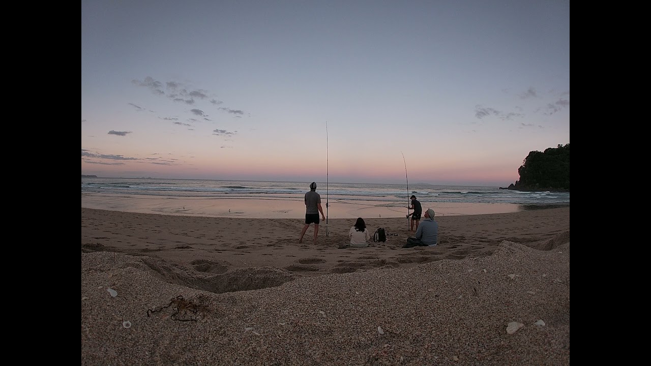 Onemana Surfcasting Timelapse