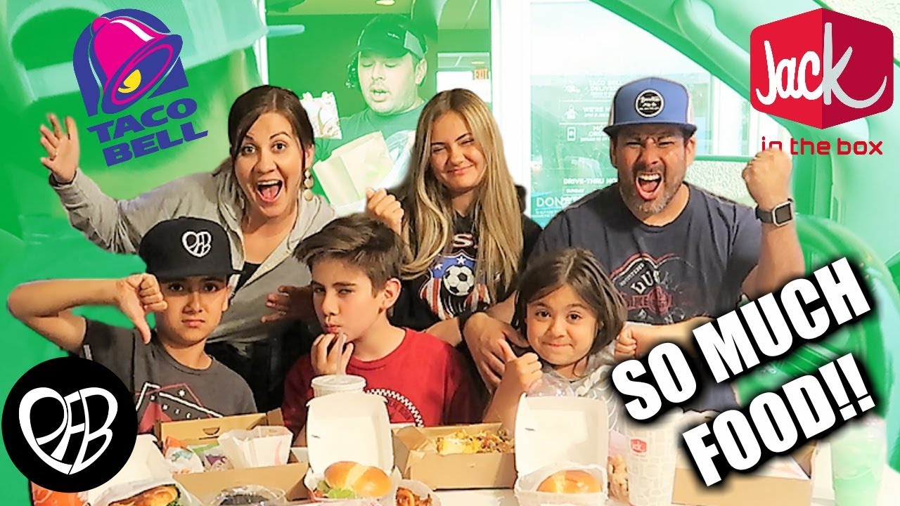 LETTING the FAST food PERSON (Employee) DECIDE what I EAT | FAST FOOD HAUL MUKBANG | PHILLIPS FamBam