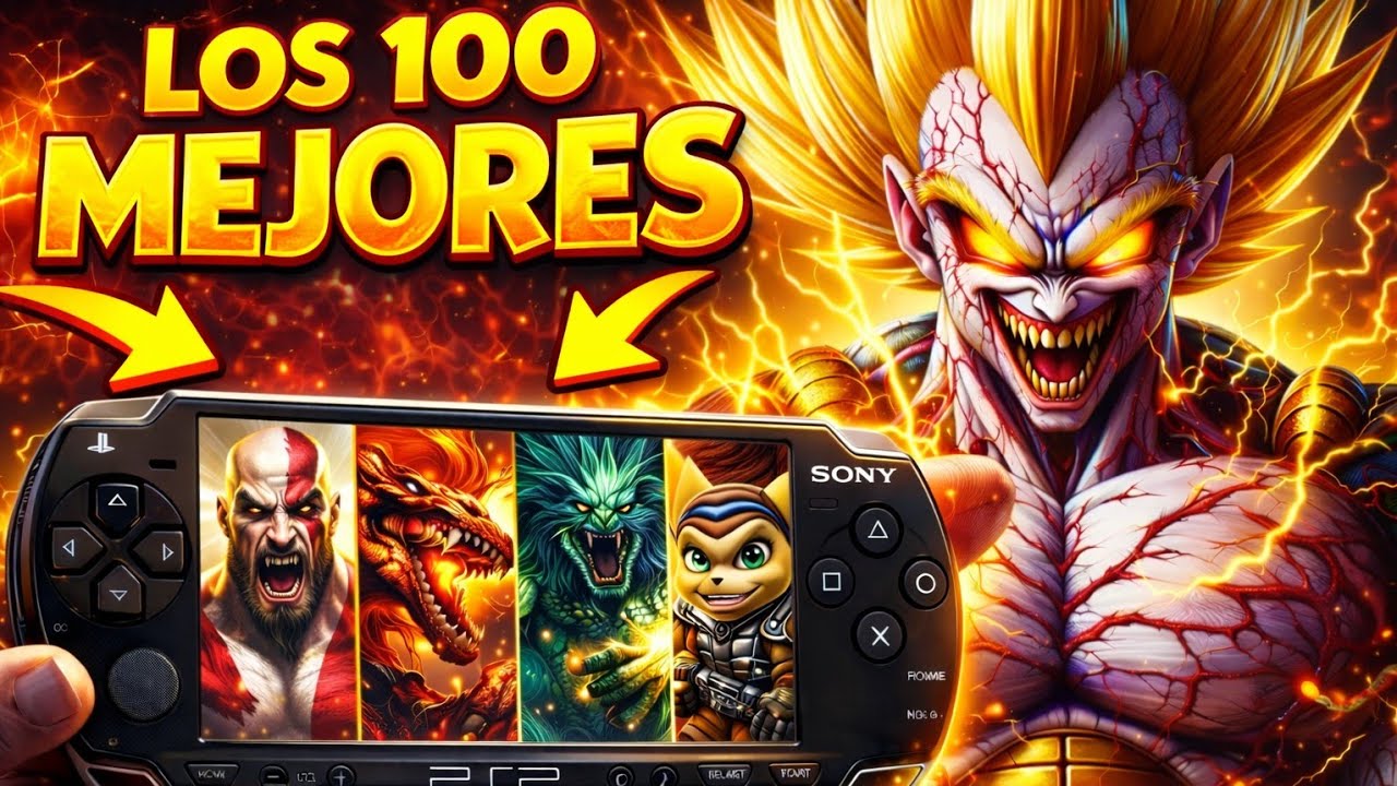 Los 100 MEJORES Juegos PSP 😎(Joyas Ocultas y CLÁSICOS)