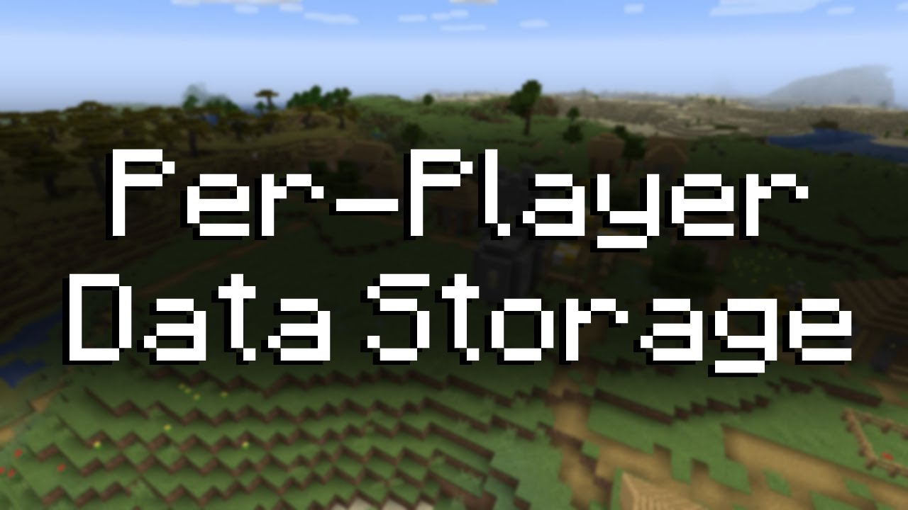 Хранилище данных каждого игрока в Minecraft [База данных игроков]