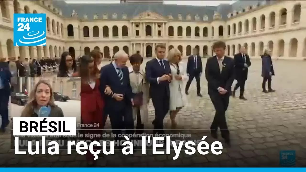 Lula reçu à l'Elysée : une visite d'Etat sous le signe de la coopération économique