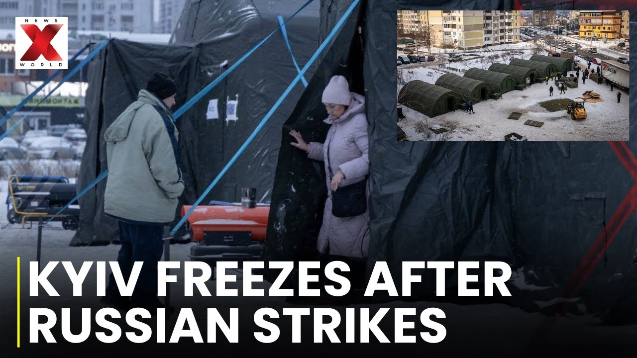 Zelensky Seeks Urgent Air Defence as Russian Strikes Freeze Kyiv | NewsX World