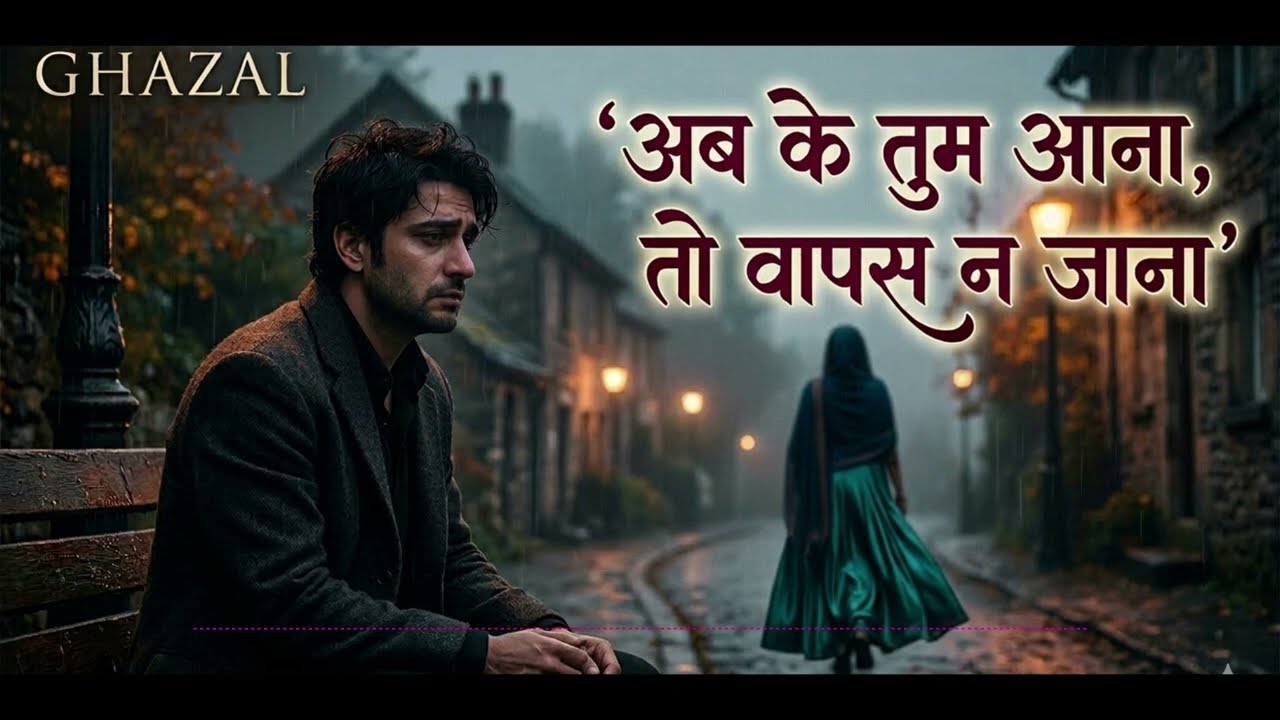 A new Heart Touching Ghazal- अब के तुम आना, तो वापस ना जाना | Tribute Ghazal #jagjitsingh