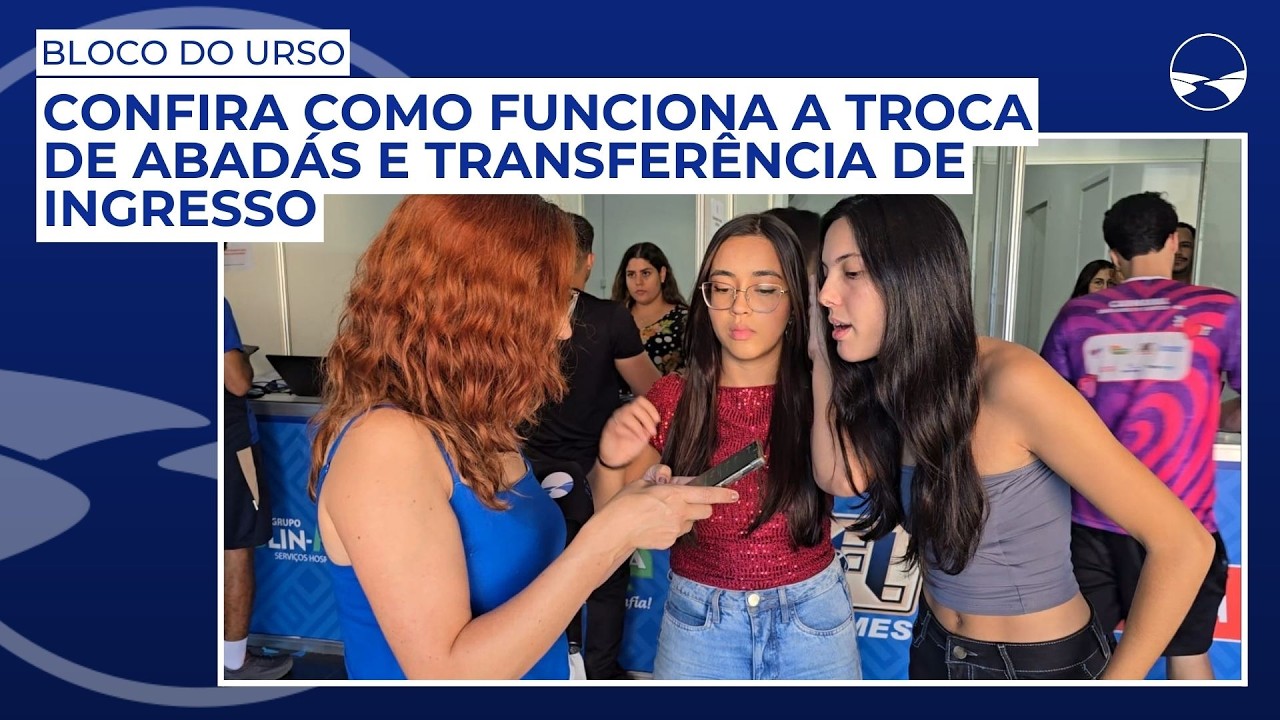 Confira como funciona a troca de abadás e transferência de ingresso do Bloco do Urso