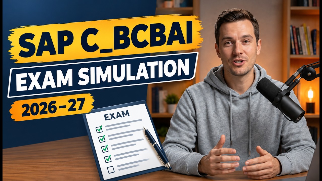 Сдача экзамена SAP C_BCBAI 2026 | Ролевые сценарии по SAP Business AI и симуляция экзамена 2026&ndash;27
