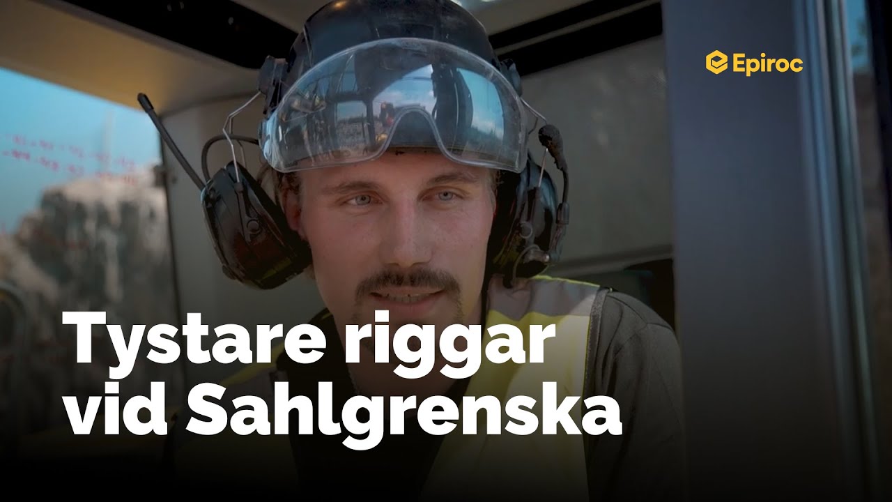 Ljuddämpad SmartROC T35 vid Sahlgrenska Sjukhuset