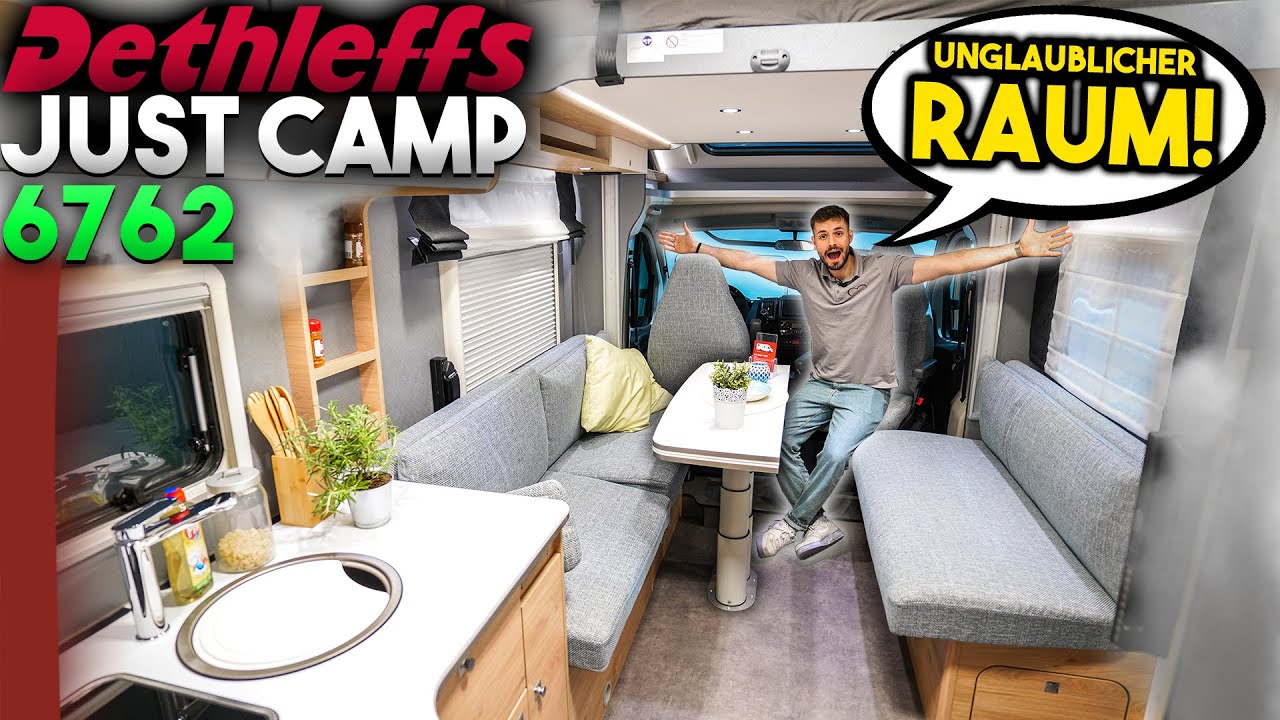 Bestes RAUMGEFÜHL unter 7 Metern ?! | Dethleffs Just Camp T 6762