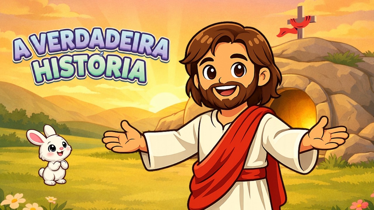 A HÍSTÓRIA DA PÁSCOA - História Bíblica Infantil