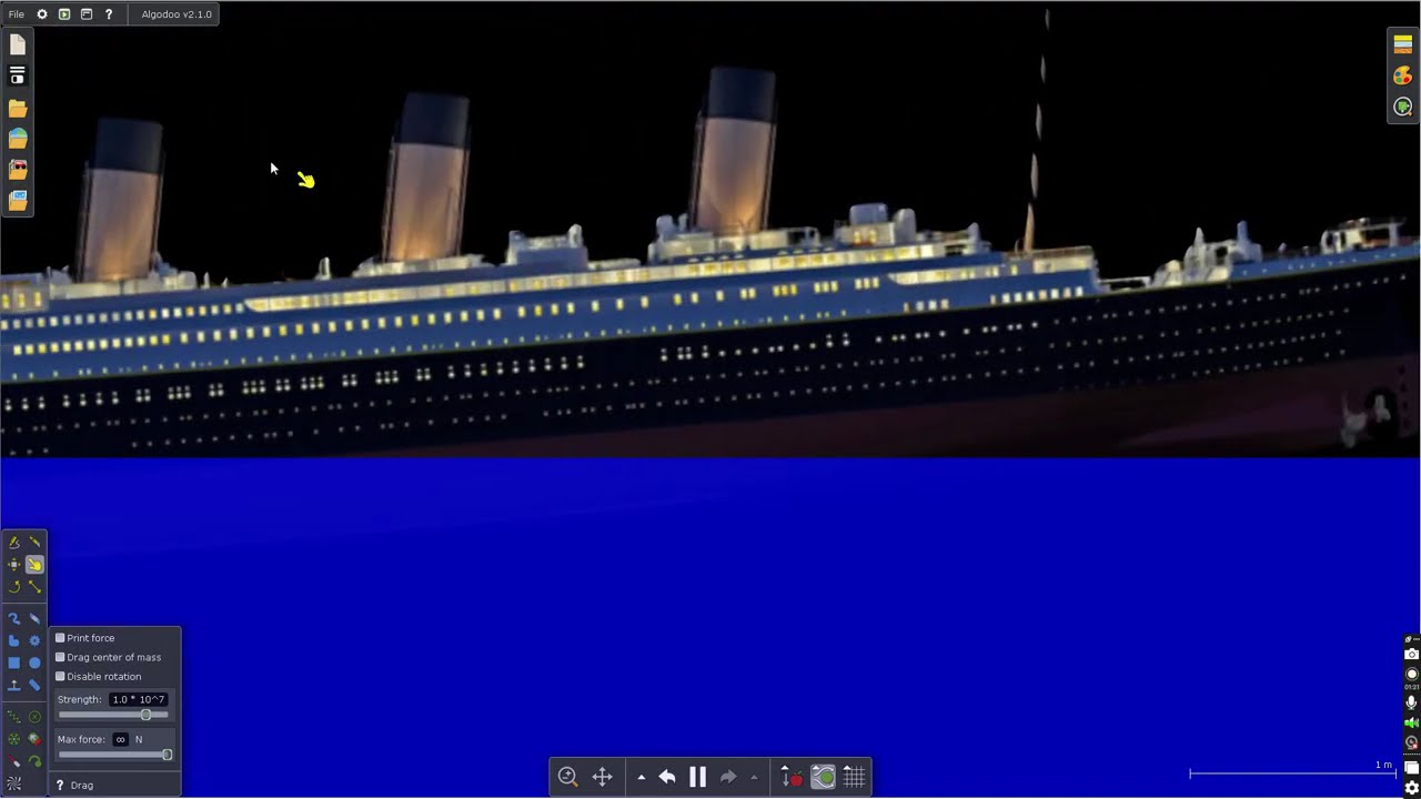 algodoo titanic 2