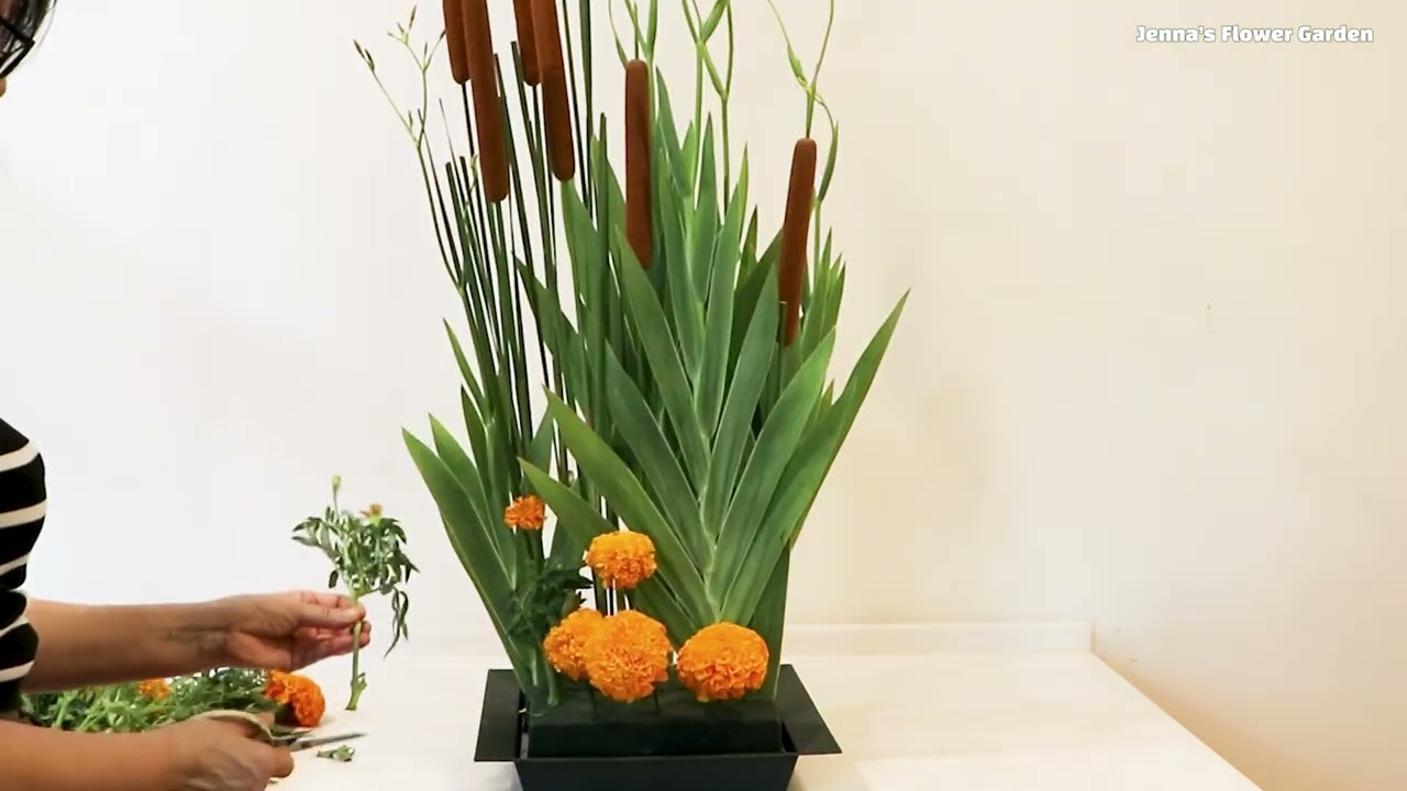 8월 교회 꽃꽂이 하기/ Church Flower Arrangement