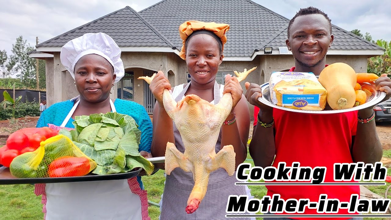 Cooking Delicious Organic Chicken with My Mother-in-Law in Our Countryside Dream Home! 🍲🌿 #Cooking