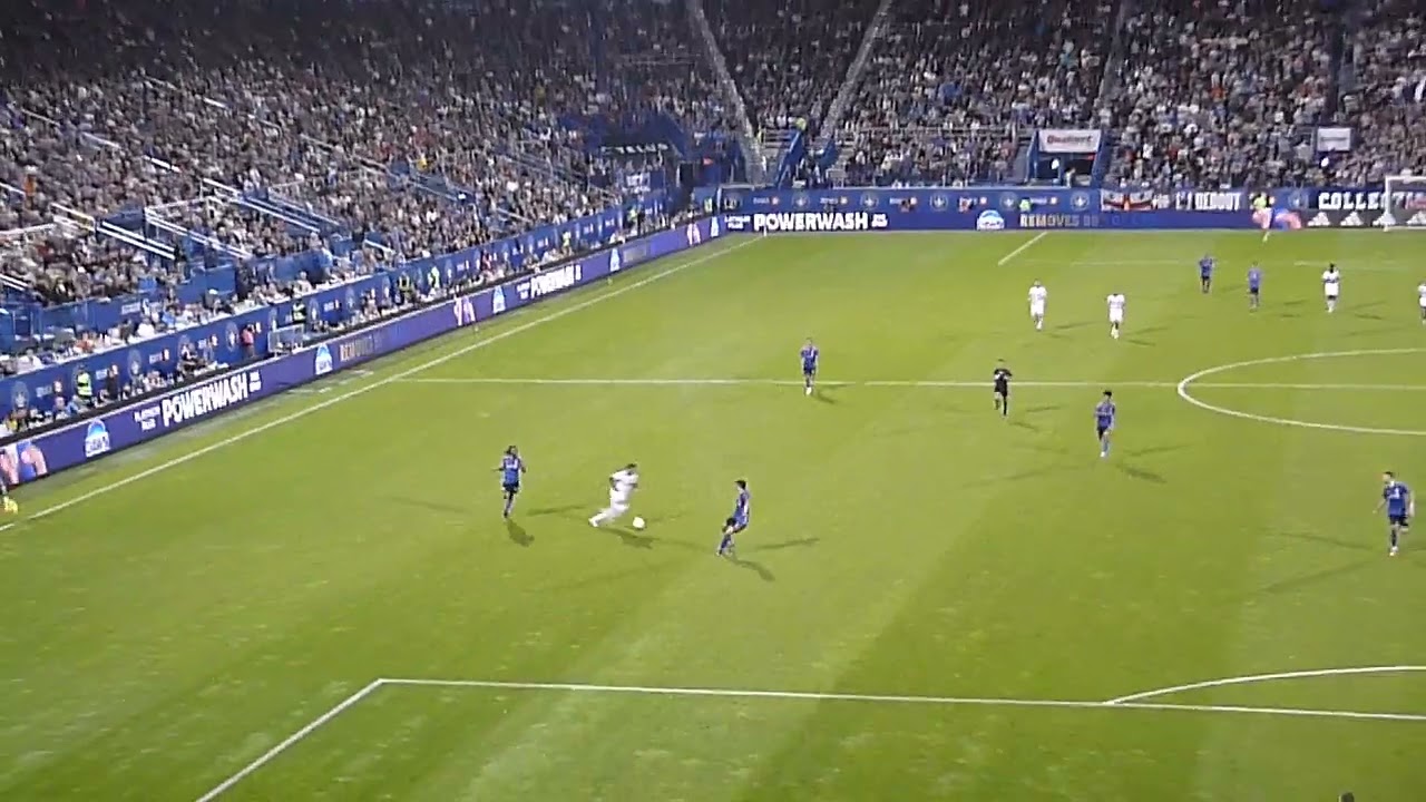 Sean Johnson of Toronto FC stops Nathan Saliba of CF Montreal (Impact) 7/20/24