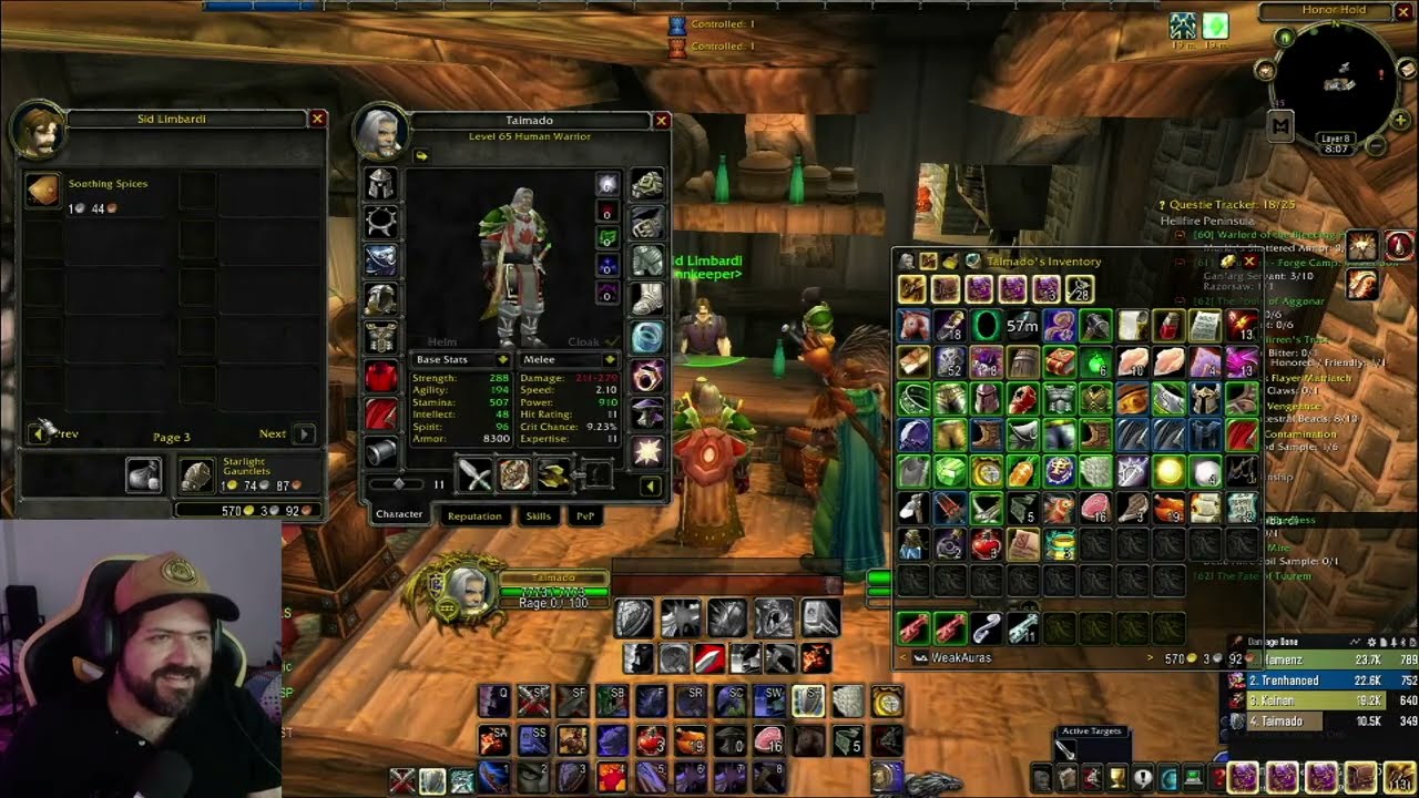 WOW TBC / Dia #16 SERVER NIGHTSLAYER LEVEANDO GUERRERO
