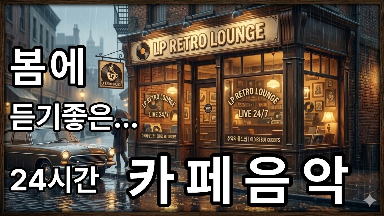 LP 레트로 라운지 ☕ 가슴을 울리는 추억의 올드 팝 플레이리스트, 밤새워 듣고 싶은 7080 올드팝 명곡,그 시절 우리가 사랑했던 라디오 팝송, 감성 레트로 카페 BGM