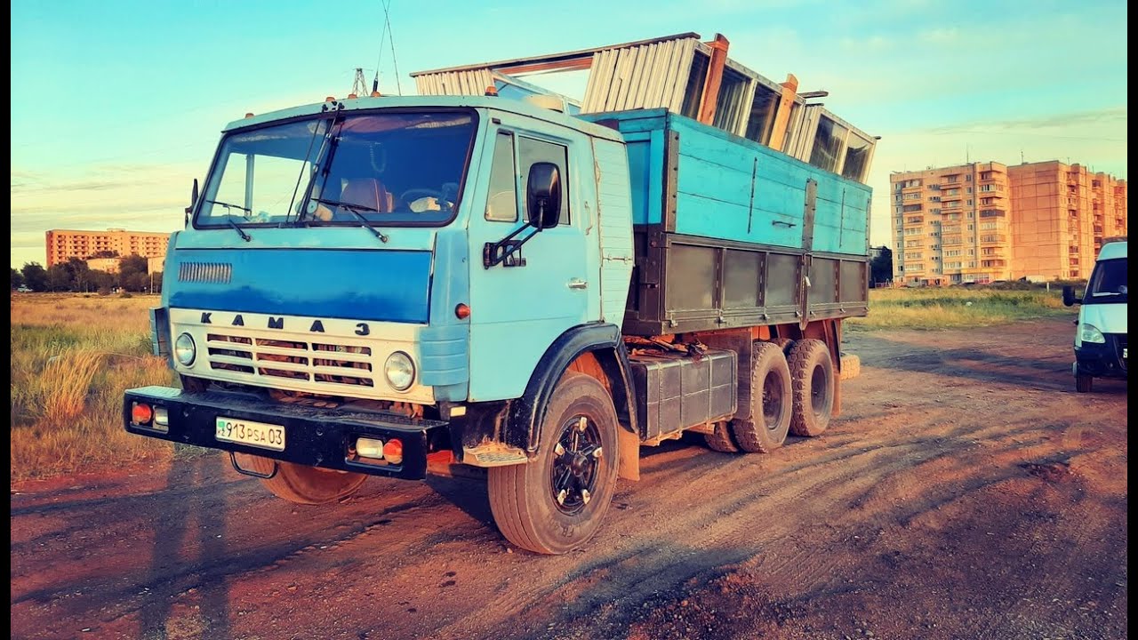 КамАЗ 5320! Рейс в Астану за стеклопакетами. (Часть 1).