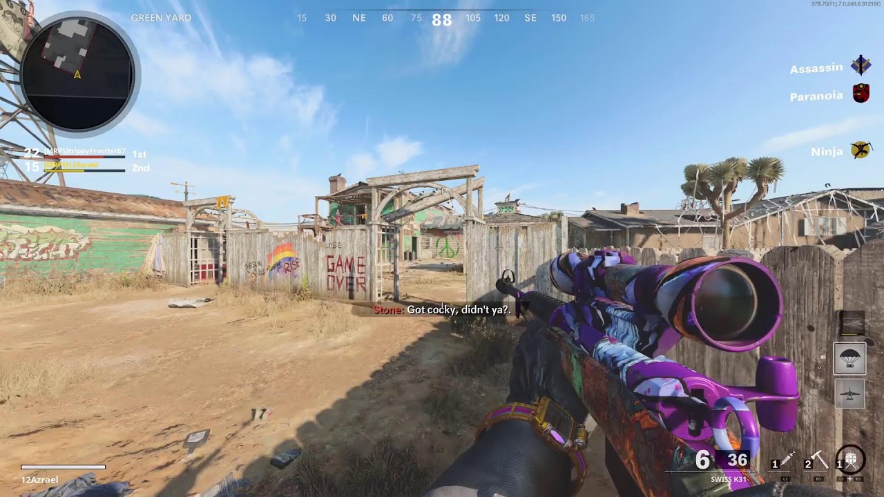 Official 1v1 test of skill sniper only with new recruit (Trippyfrostbit67)