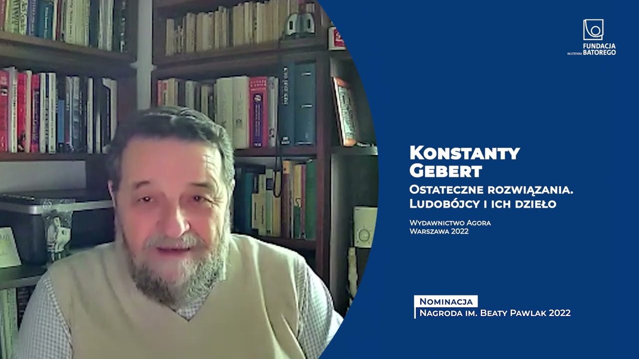 Konstanty Gebert opowiada o książce &bdquo;Ostateczne rozwiązania. Ludob&oacute;jcy i ich dzieło&rdquo;