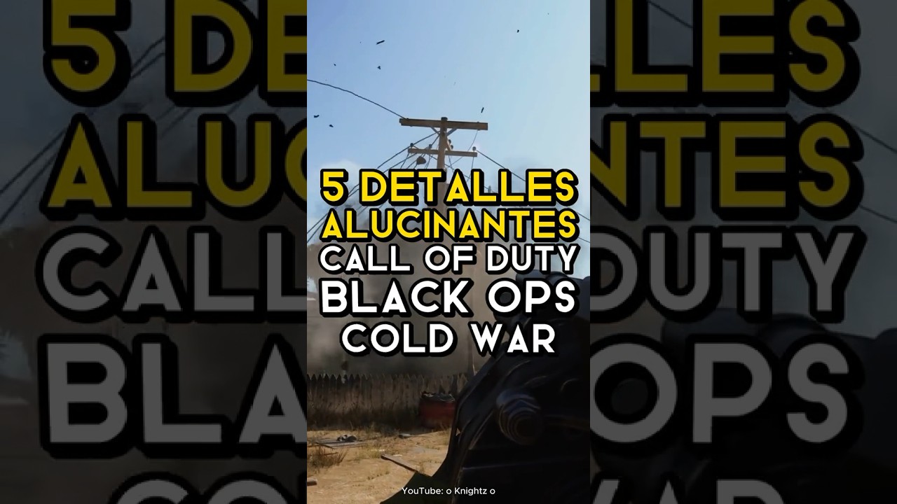 5 DETALLES ALUCINANTES DE CALL OF DUTY BLACK OPS COLD WAR #CallOfDuty #CallOfDutyBlackOpsColdWar