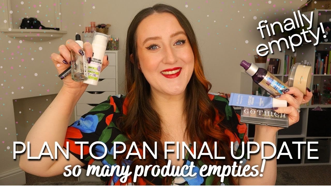PLAN TO PAN FINALE 2024! Project Panning My Makeup Skincare & Hair Care Products... So Many Empties!