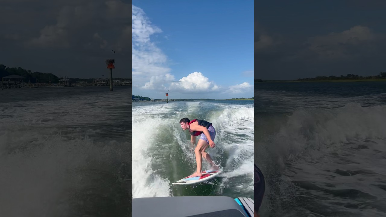 WAKESURF 360 TRICK 🏄🏄👍 