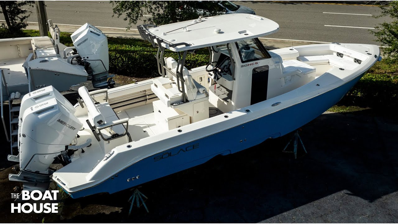 2025 30HCS by Sōlace Boats. Available now at BoatHouseH2o.com.
